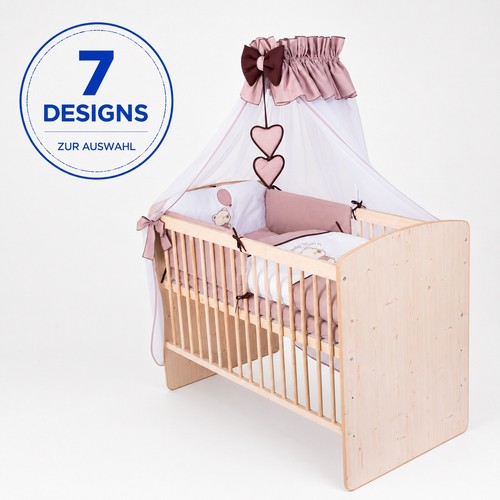 Babybett 120x60 natur mit - babybett,