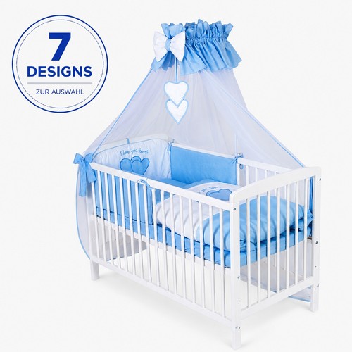 Babybett 120x60 weiß - weiß, kiefer